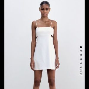 Zara Cutout White Mini NWT